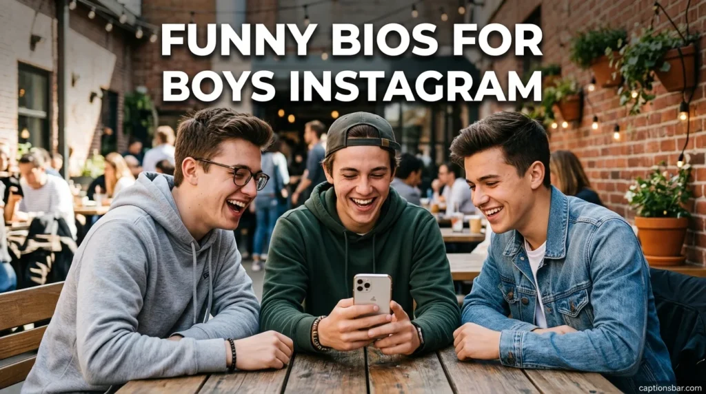 Funny Bios for Boys Instagram