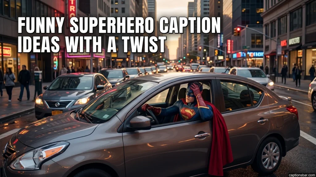 Funny Superhero Caption Ideas with a Twist