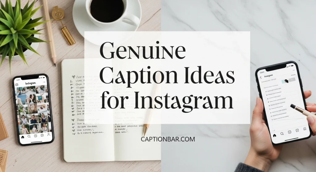 Genuine Caption Ideas for Instagram