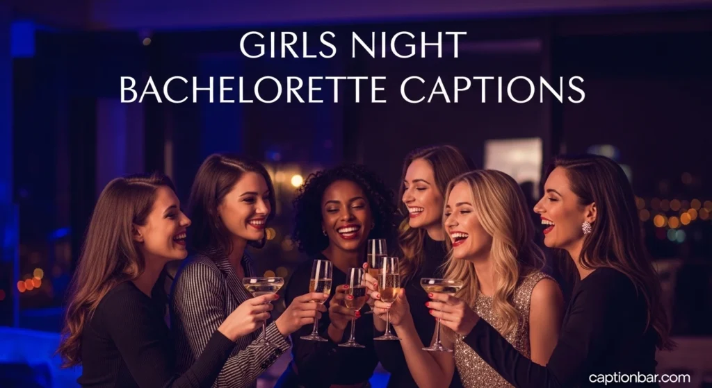 Girls Night Bachelorette Captions