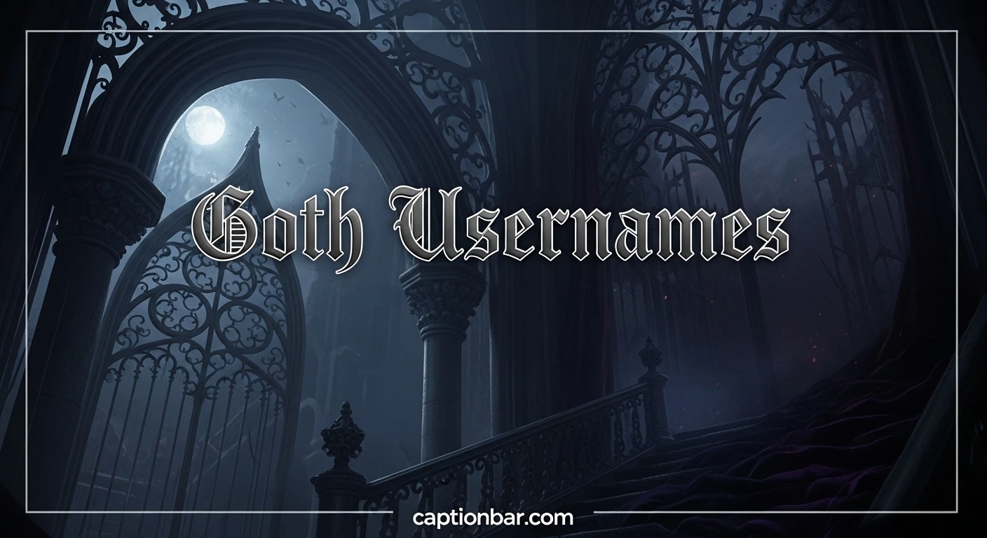 Goth Usernames