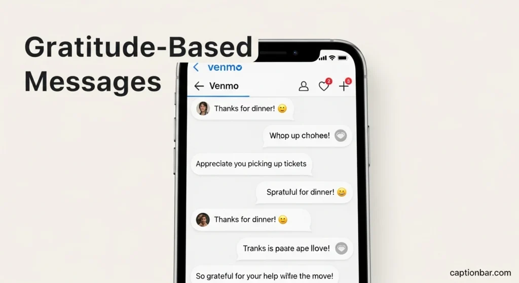 Gratitude-Based Venmo Messages