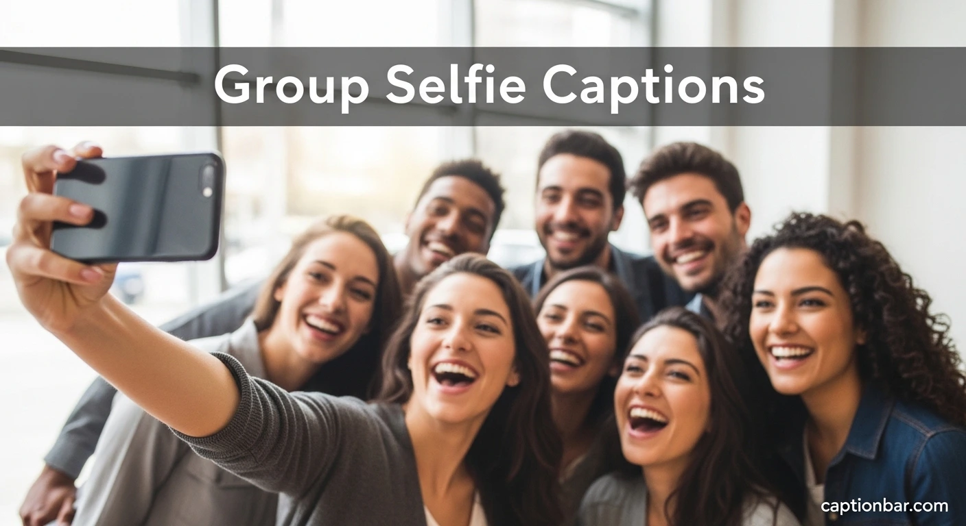 Group Selfie Captions
