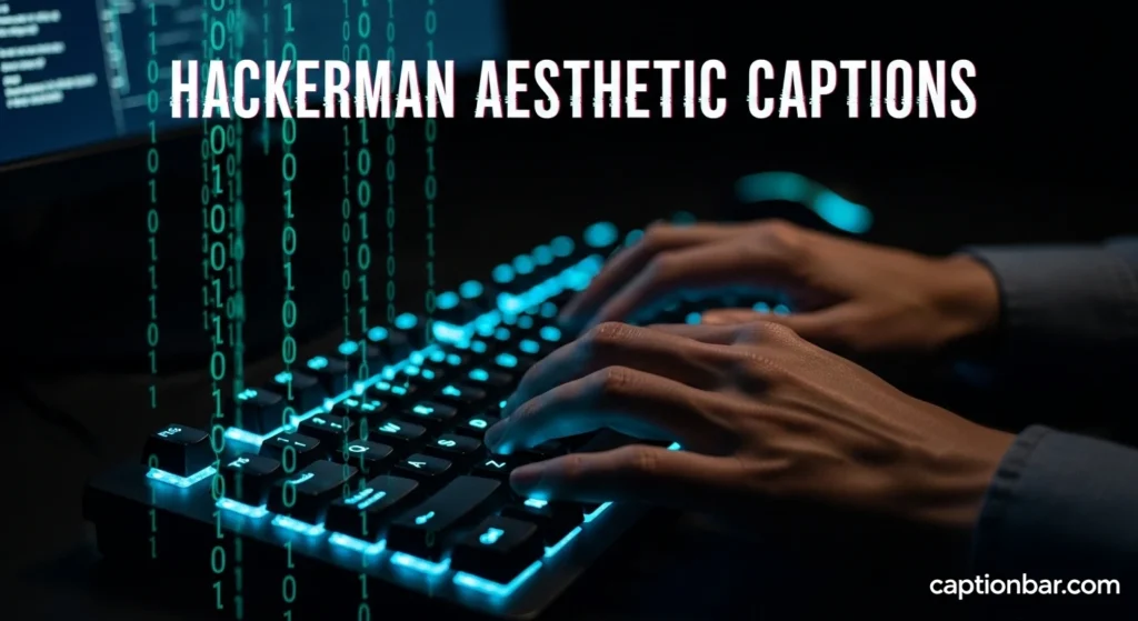 Hackerman Aesthetic Captions