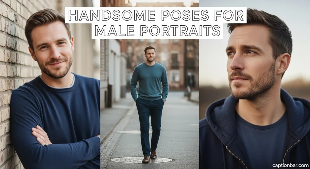 Handsome Poses for Male Portraits