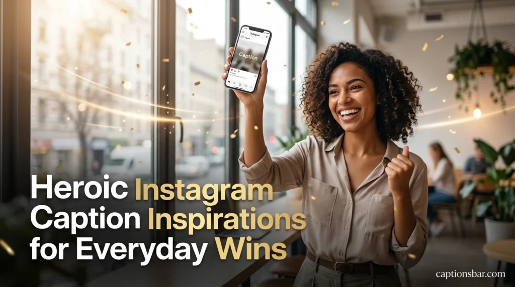 Heroic Instagram Caption Inspirations for Everyday Wins