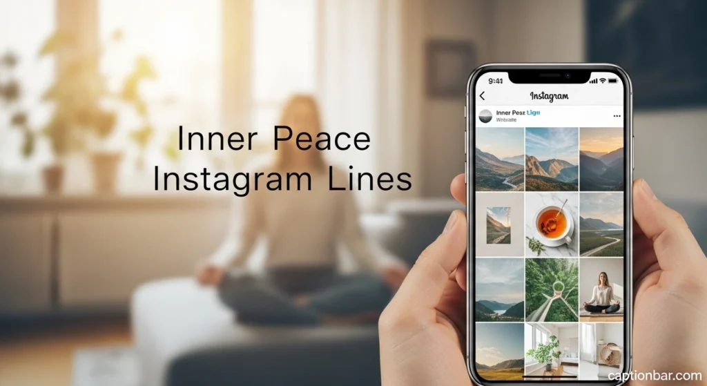 Inner Peace Instagram Lines