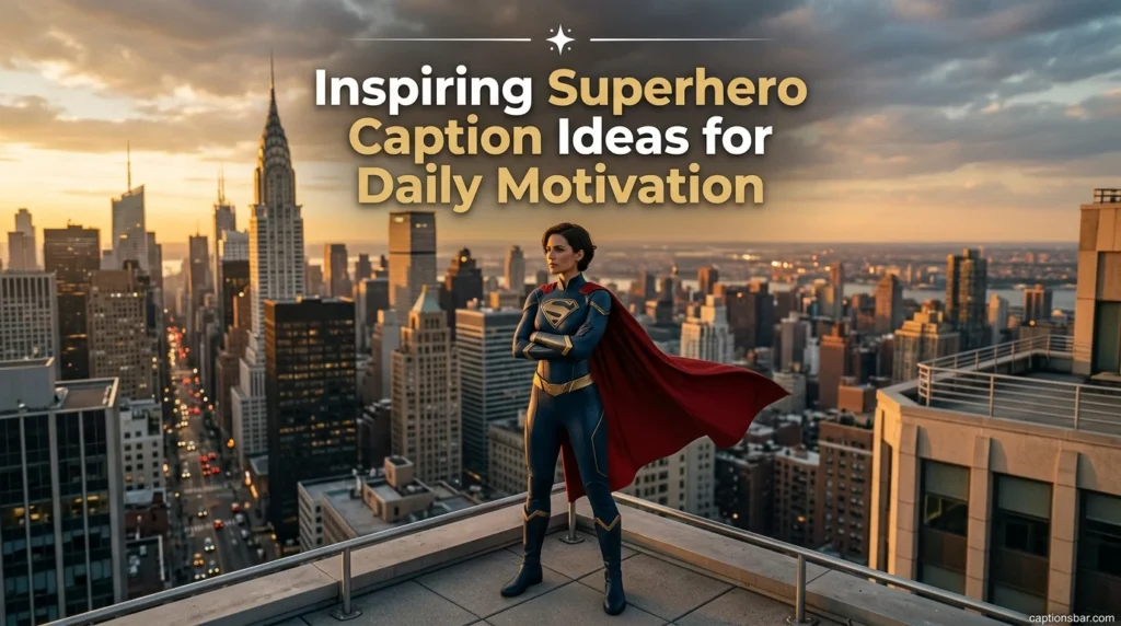 Inspiring Superhero Caption Ideas for Daily Motivation
