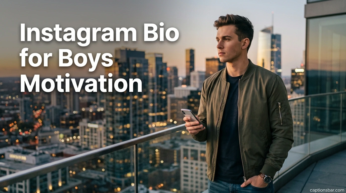 Instagram Bio for Boys Motivation