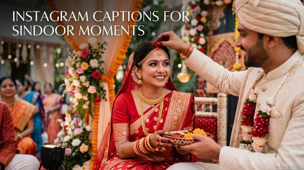 Instagram Captions for Sindoor Moments