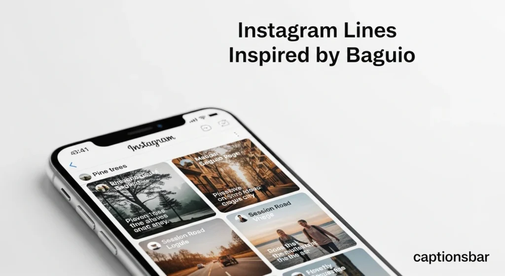 Instagram Lines Inspired by Baguio