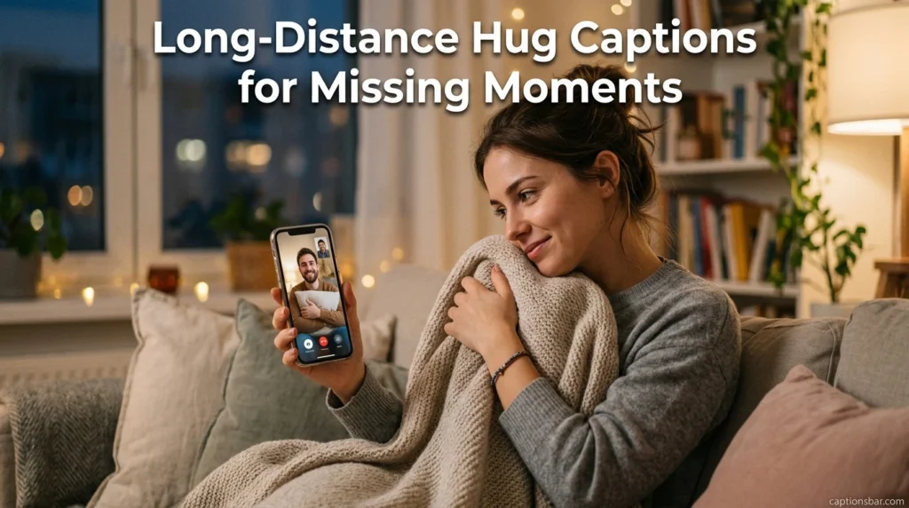 Long-Distance Hug Captions for Missing Moments