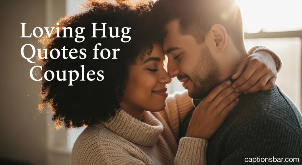 Loving Hug Quotes for Couples