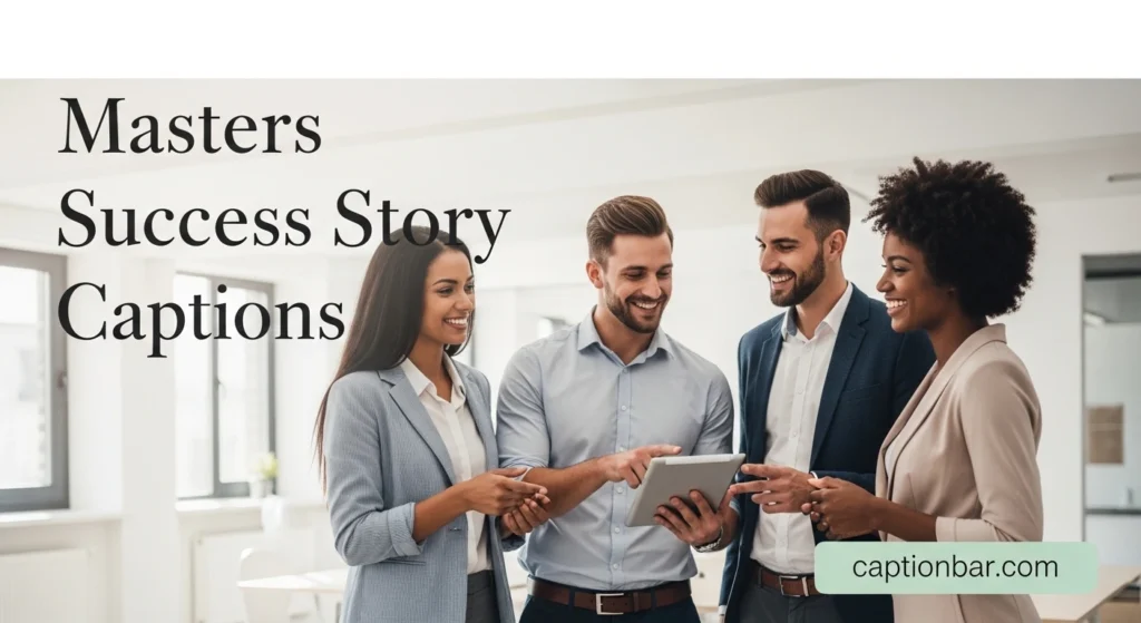 Masters Success Story Captions