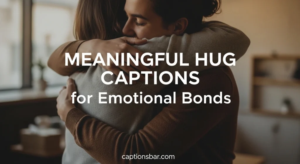 Meaningful Hug Captions for Emotional Bonds