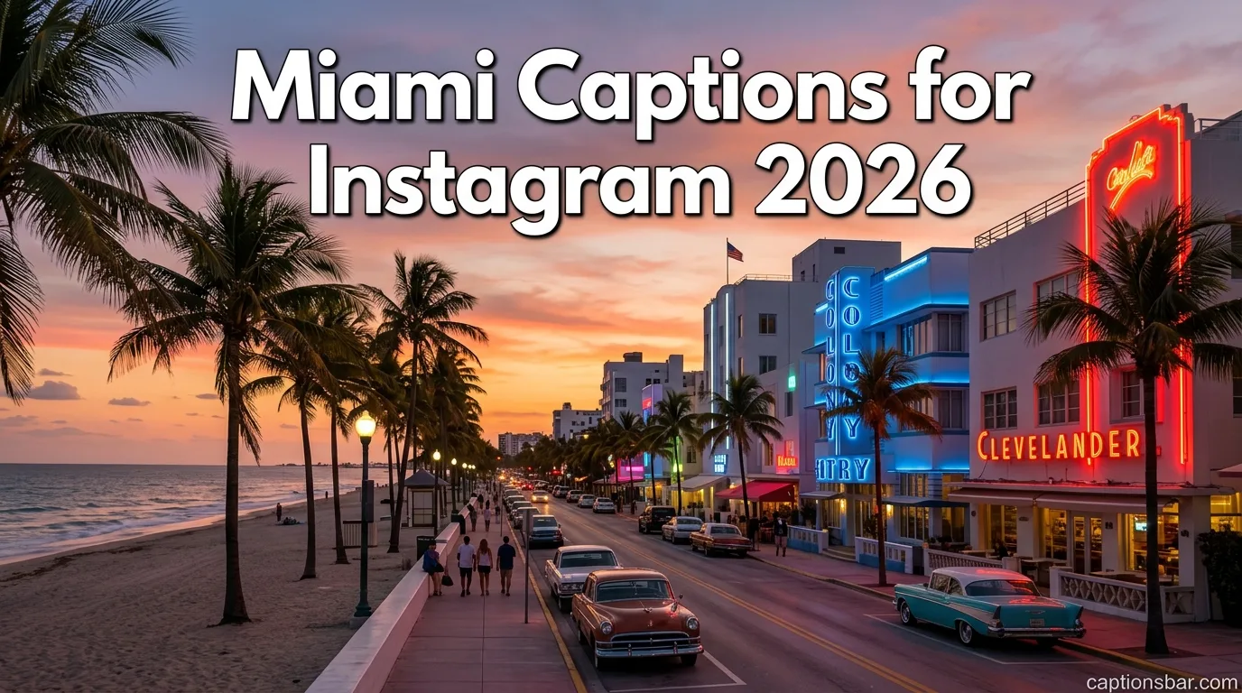 Miami Captions for Instagram