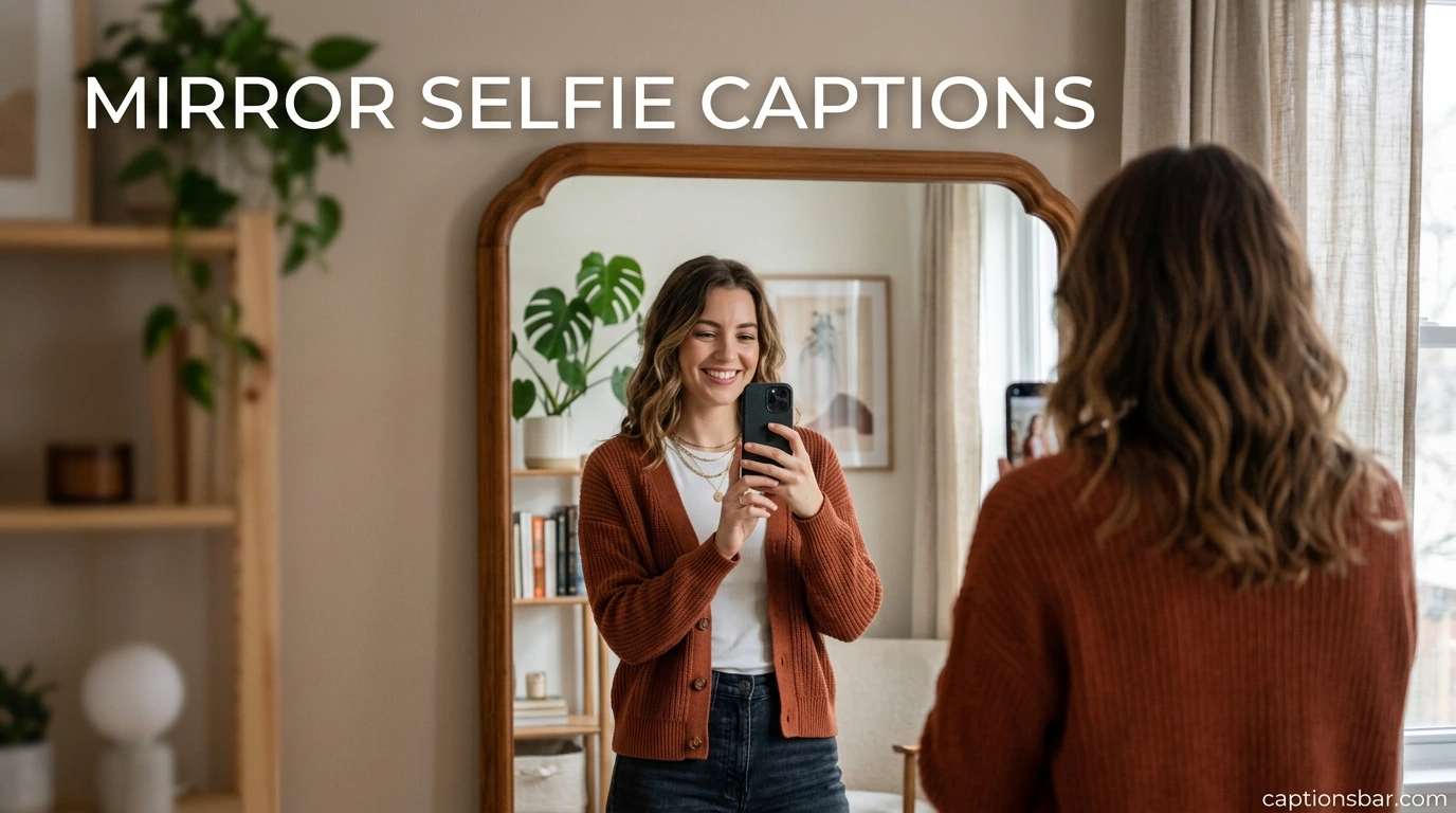Mirror Selfie Captions