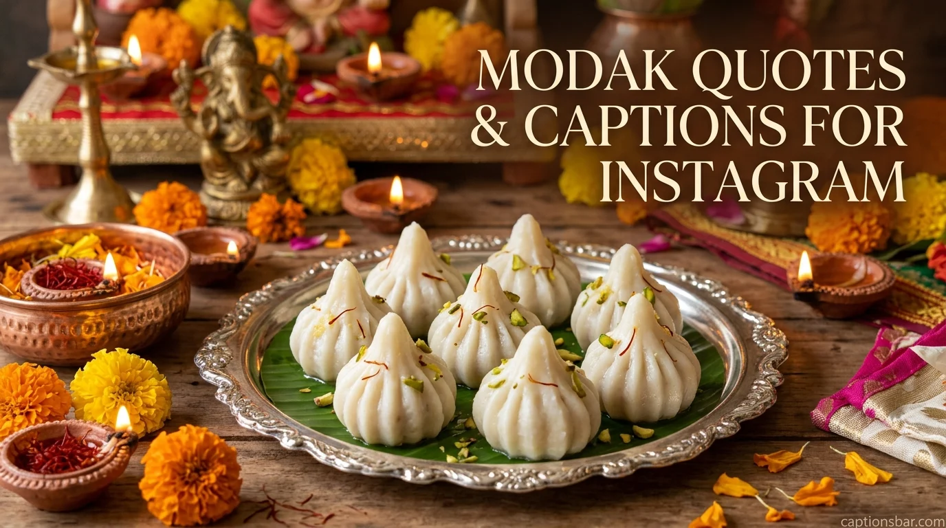 Modak Quotes and Captions for Instagram