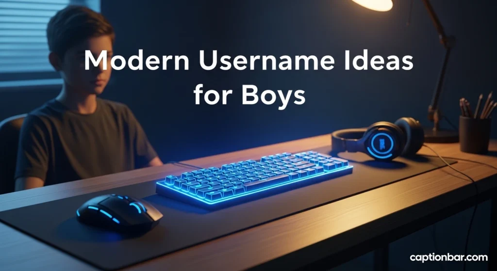 Modern Username Ideas for Boys