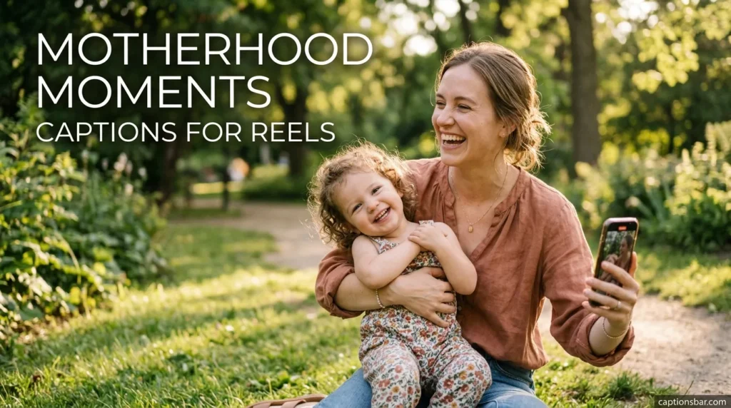 Motherhood Moments Captions for Reels