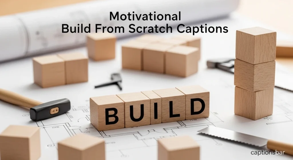 Motivational Build From Scratch Captions