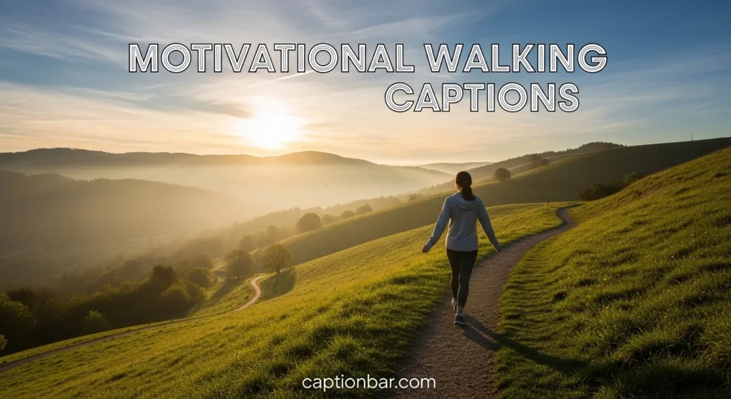 Motivational Walking Captions