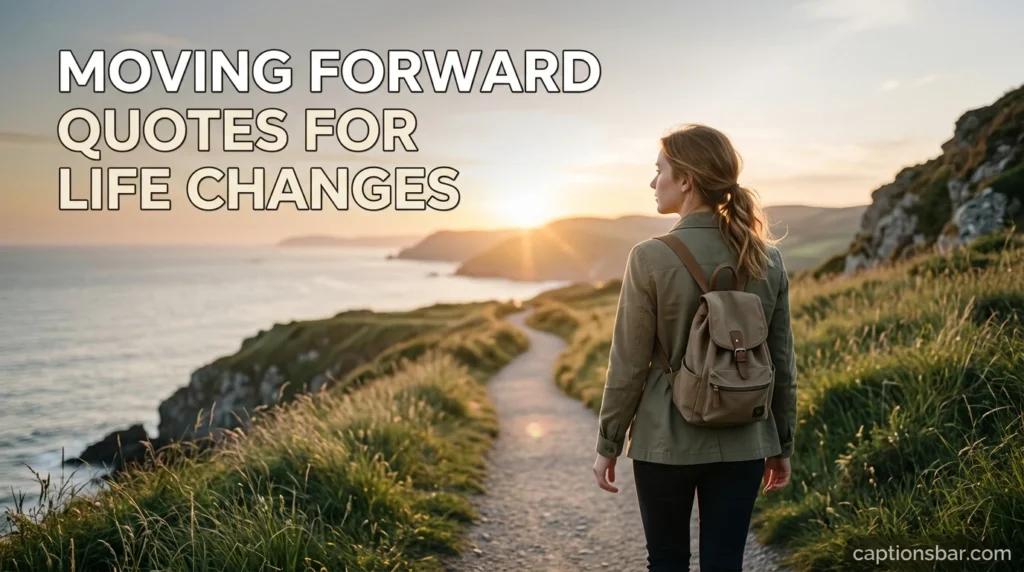 Moving Forward Quotes for Life Changes