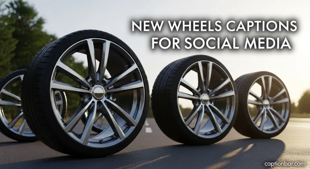 New Wheels Captions for Social Media