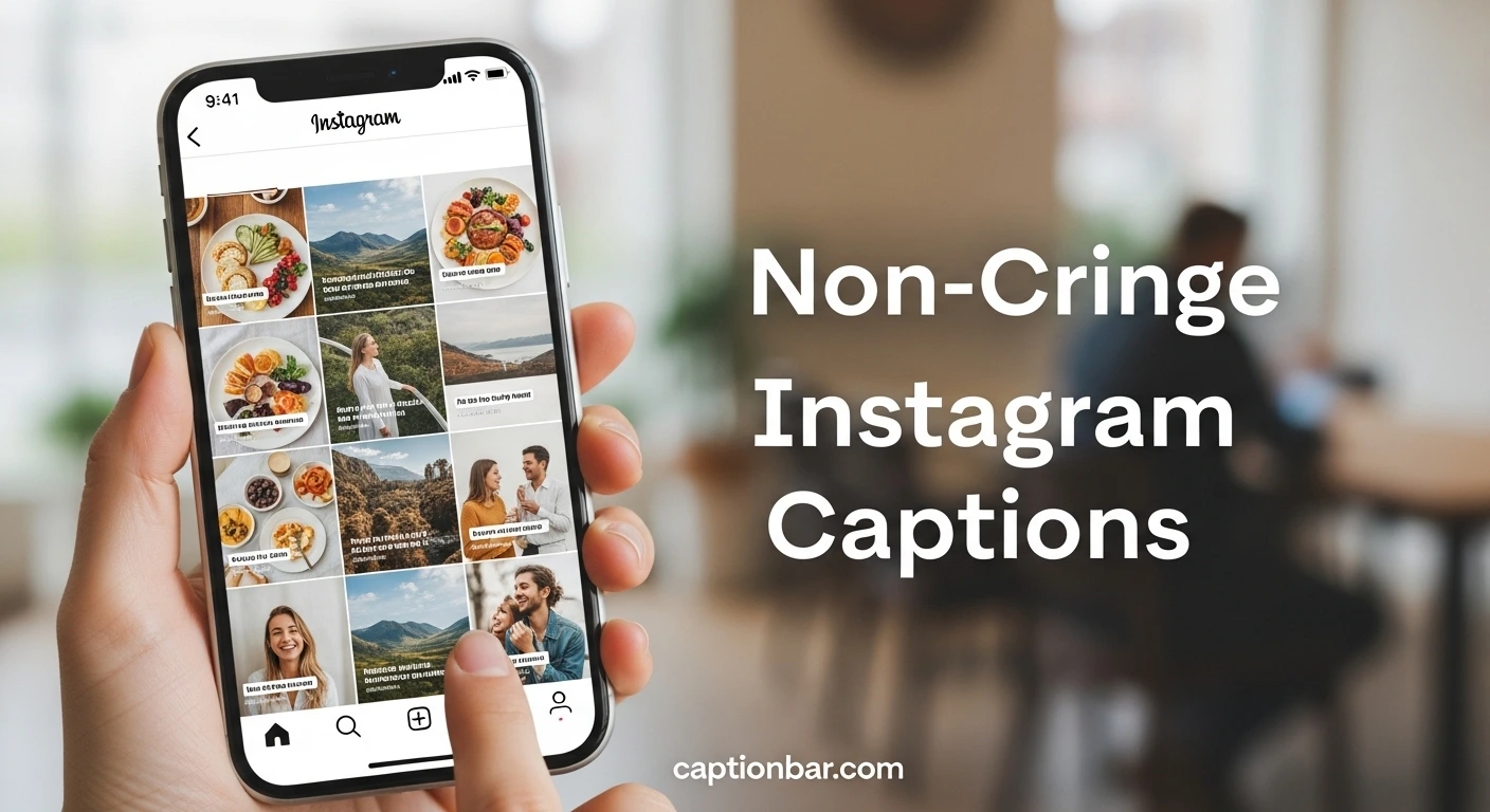 Non-Cringe Instagram Captions