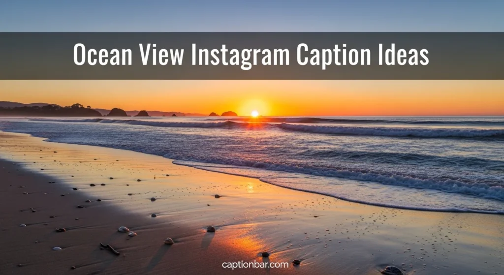 Short Ocean Instagram Caption Ideas