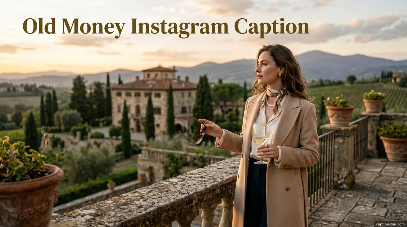 Old Money Instagram Caption