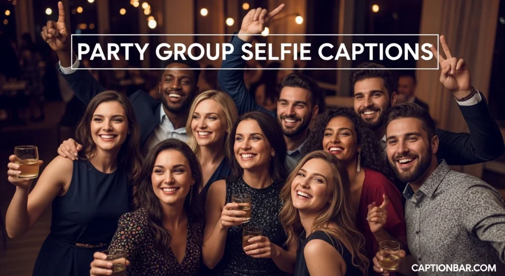 Party Group Selfie Captions