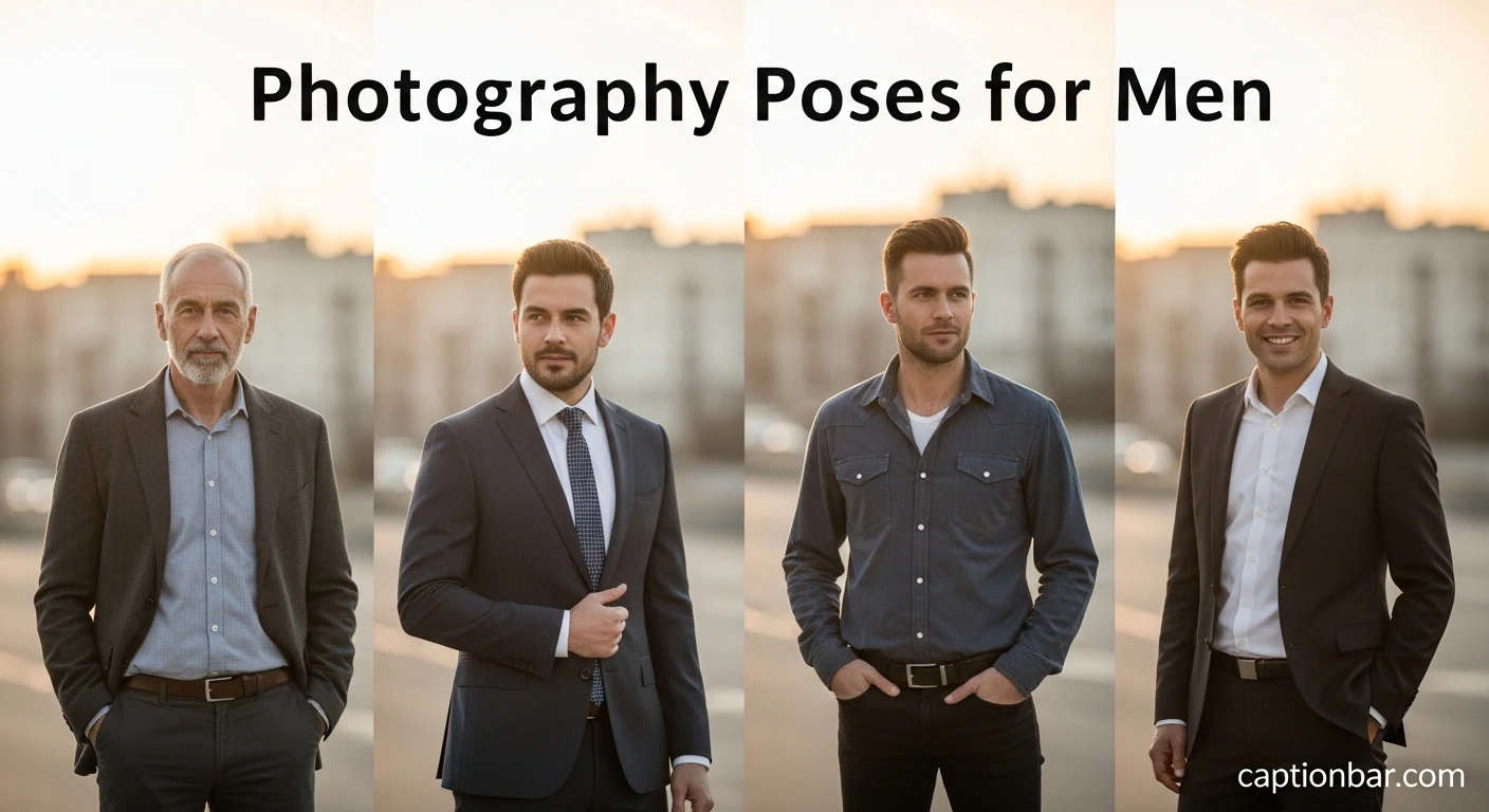 Photography Poses for Men