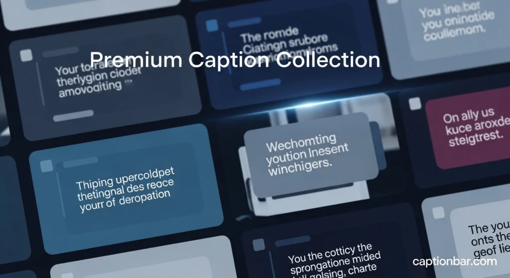 Premium Caption Collection