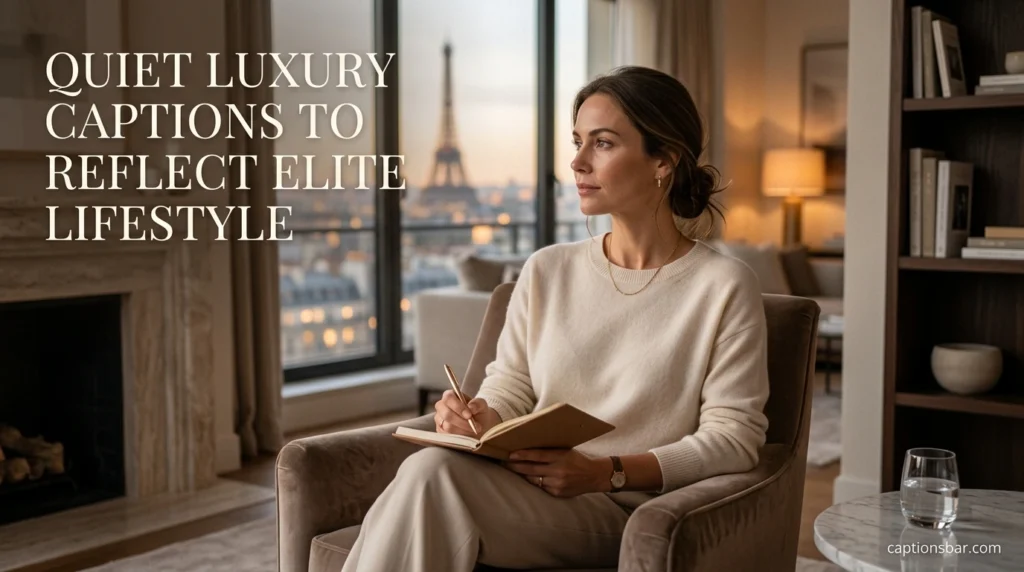 Quiet Luxury Captions to Reflect Elite Lifestyle