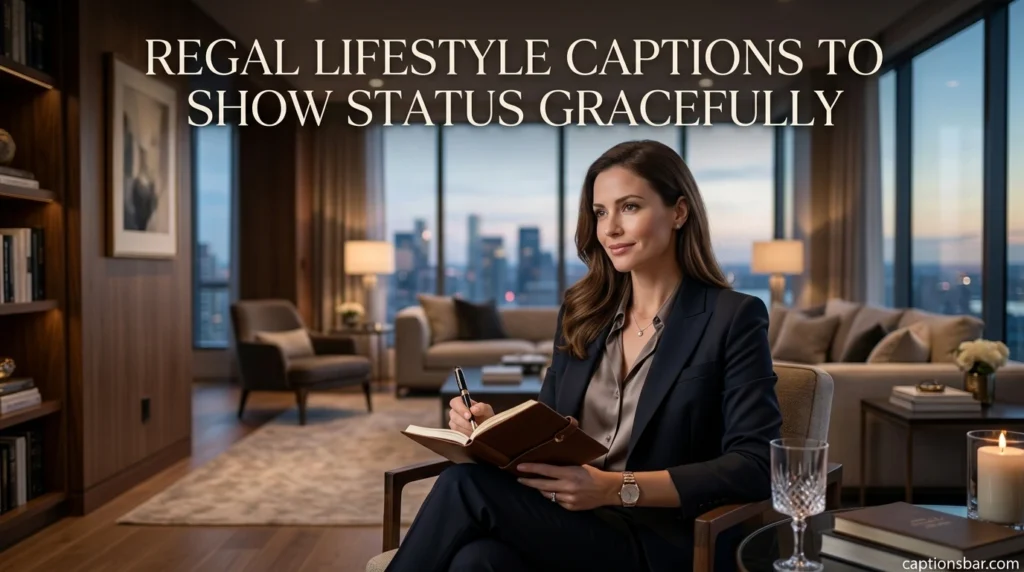 Regal Lifestyle Captions to Show Status Gracefully