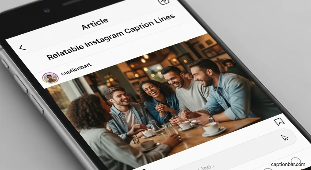 Relatable Instagram Caption Lines
