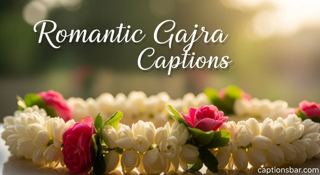 Romantic Gajra Captions