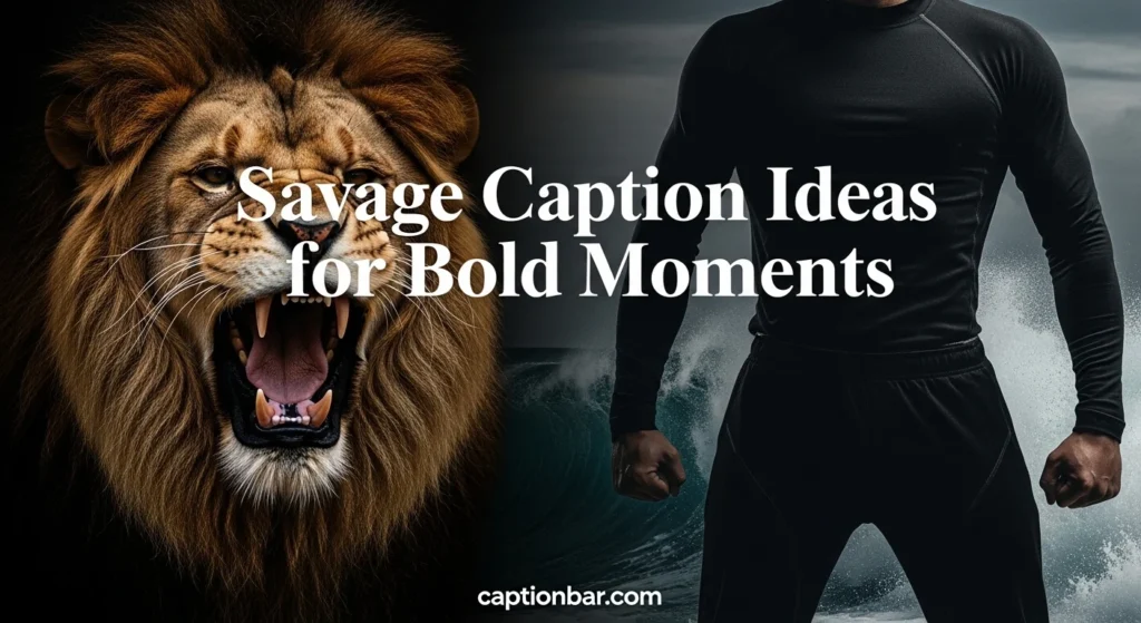 Savage Caption Ideas for Bold Moments