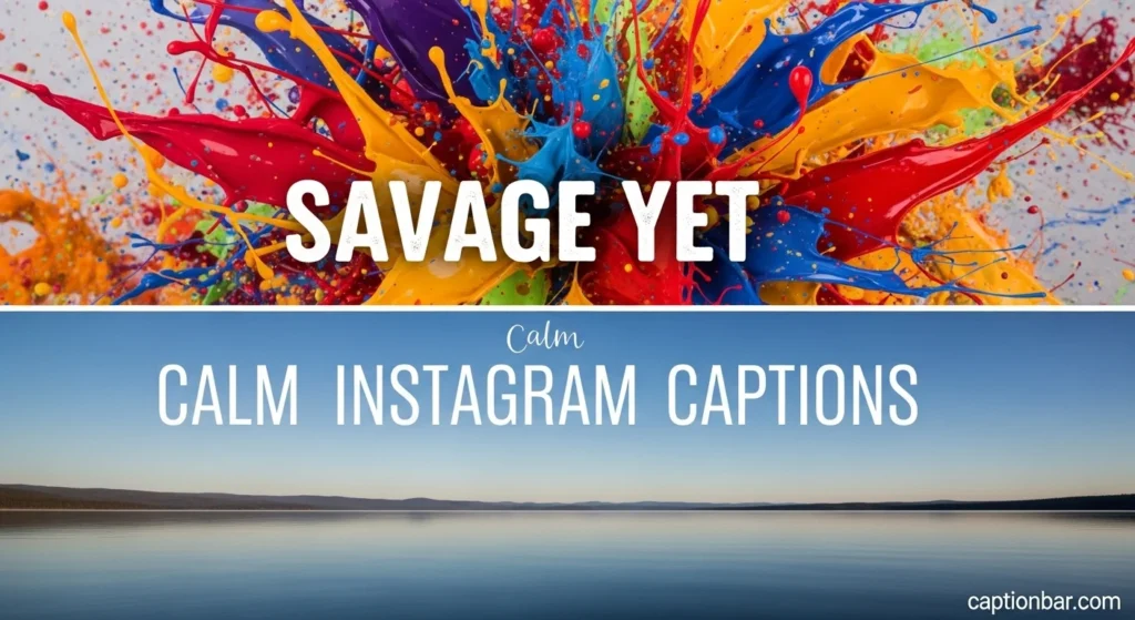 Savage Yet Calm Instagram Captions