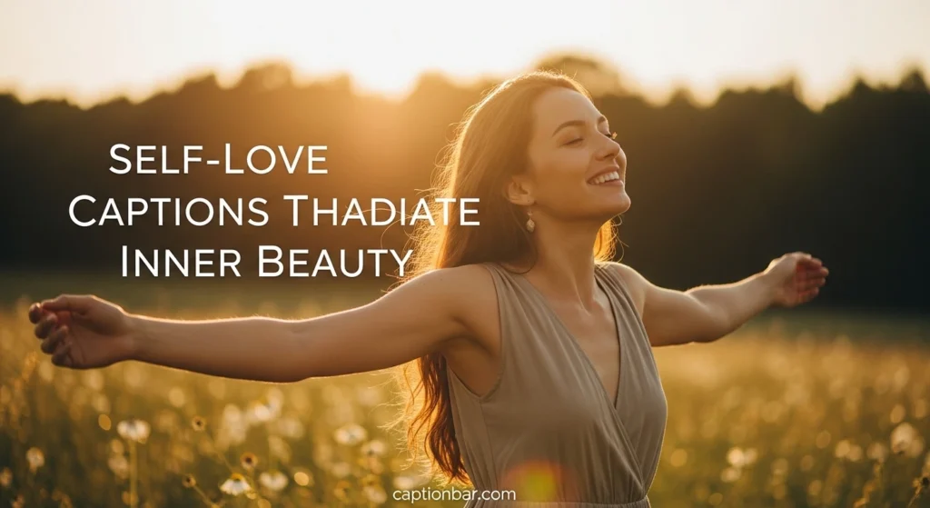 Self-Love Captions That Radiate Inner Beauty