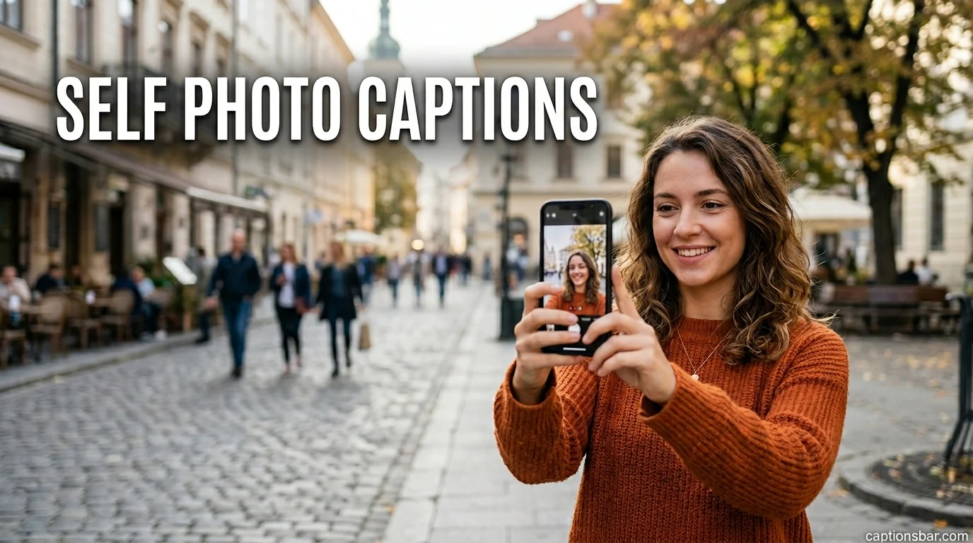 Self Photo Captions