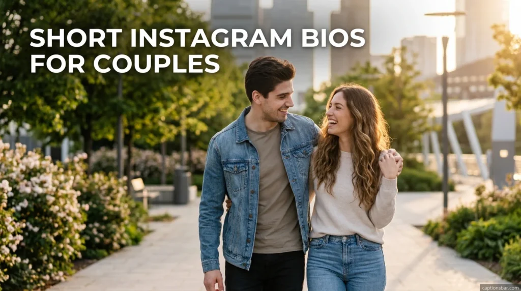 Short Instagram Bios for Couples