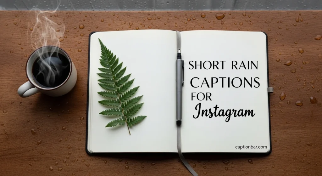 Short Rain Captions for Instagram