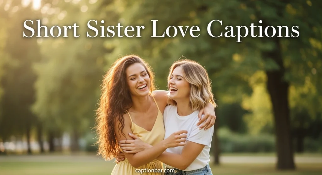 Short Sister Love Captions