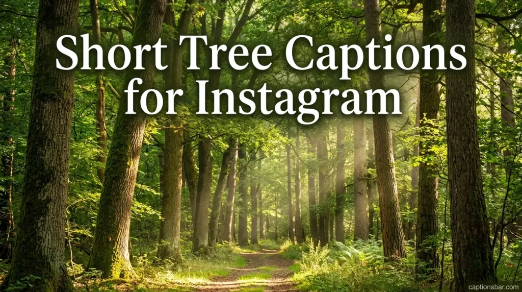 Short Tree Captions for Instagram