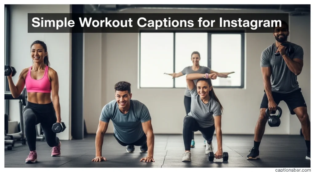 Simple Workout Captions for Instagram