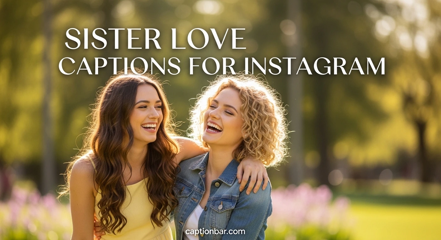 Sister Love Captions for Instagram