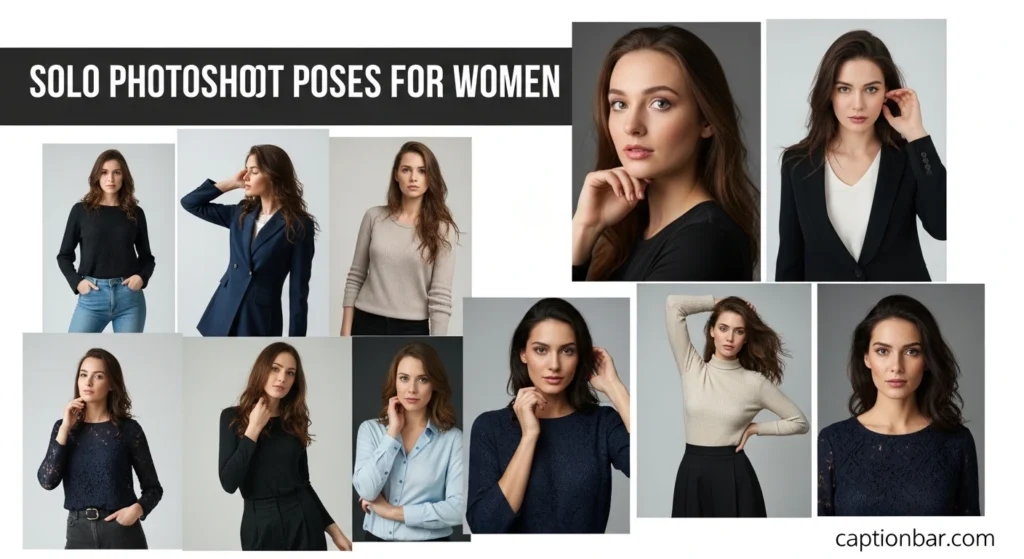 Solo Photoshoot Poses for Women