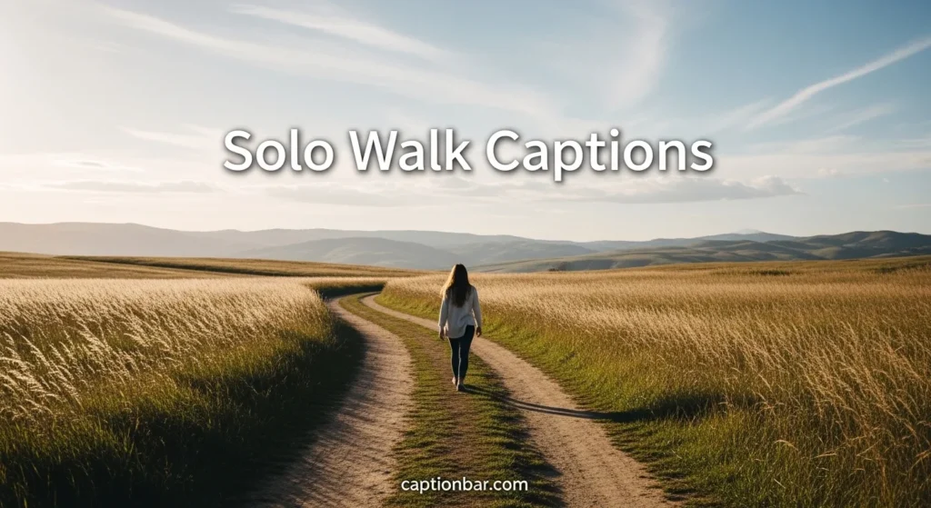 Solo Walk Captions